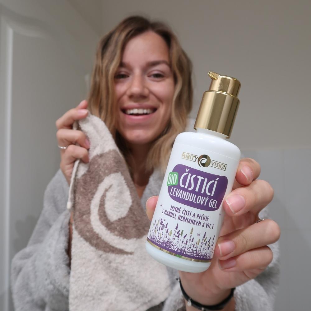 Bio levendulás arctisztító gél mandulával, kamillával és E-vitaminnal 100 ml