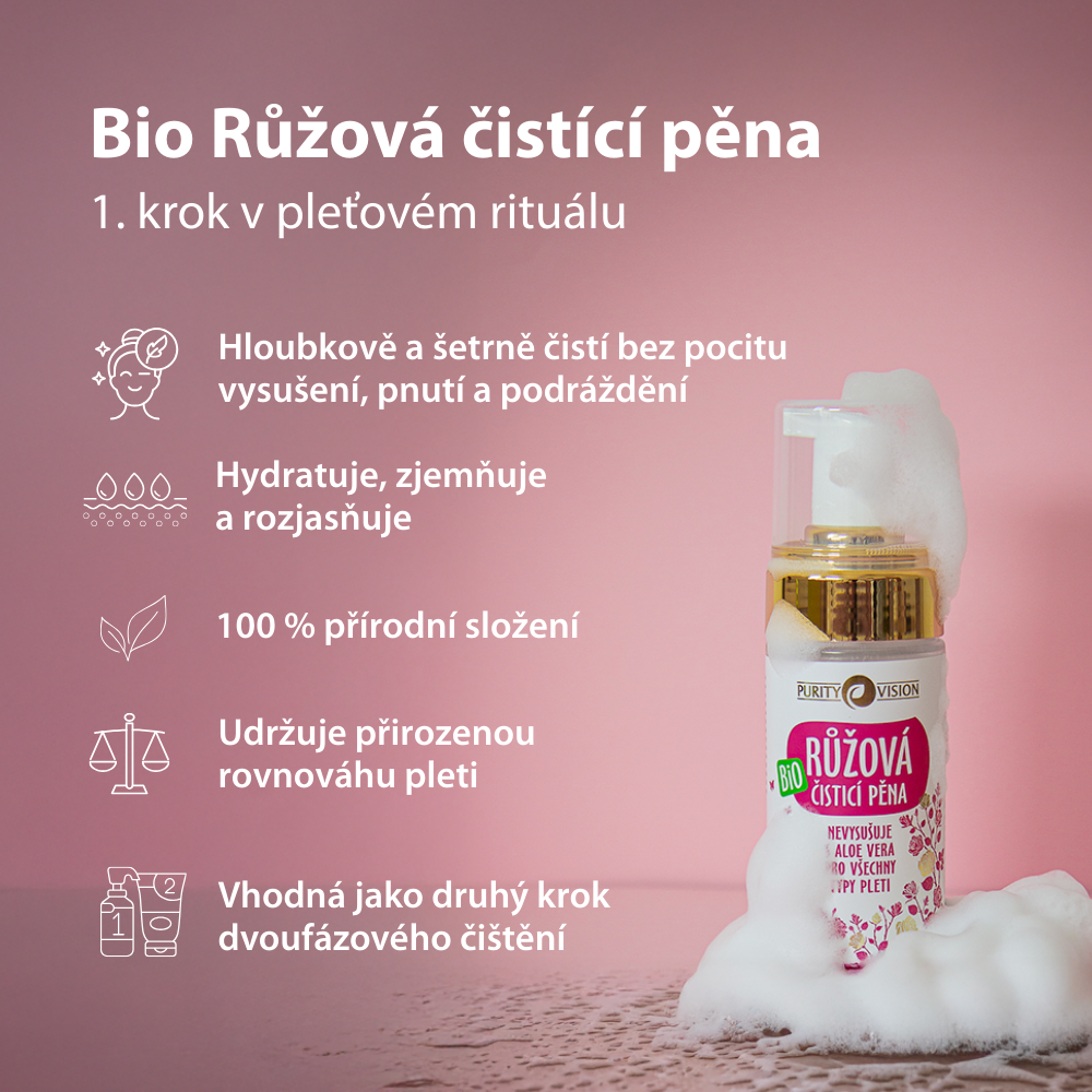 Bio Rose Tisztítóhab 90 ml